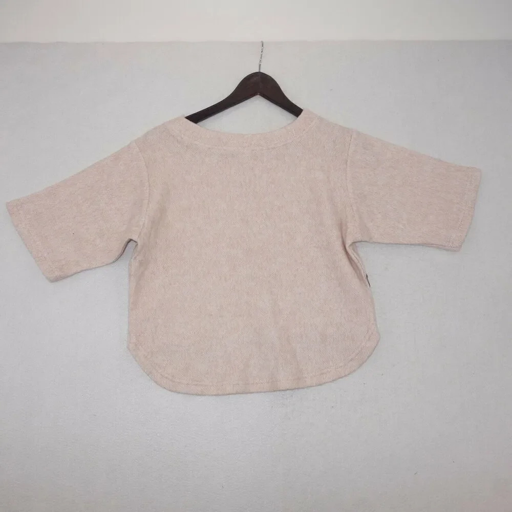 NEW Mia Joy Joyfolie Delia Top Shirt Blouse in Misty Rose Girls 7 Boho Boutique
